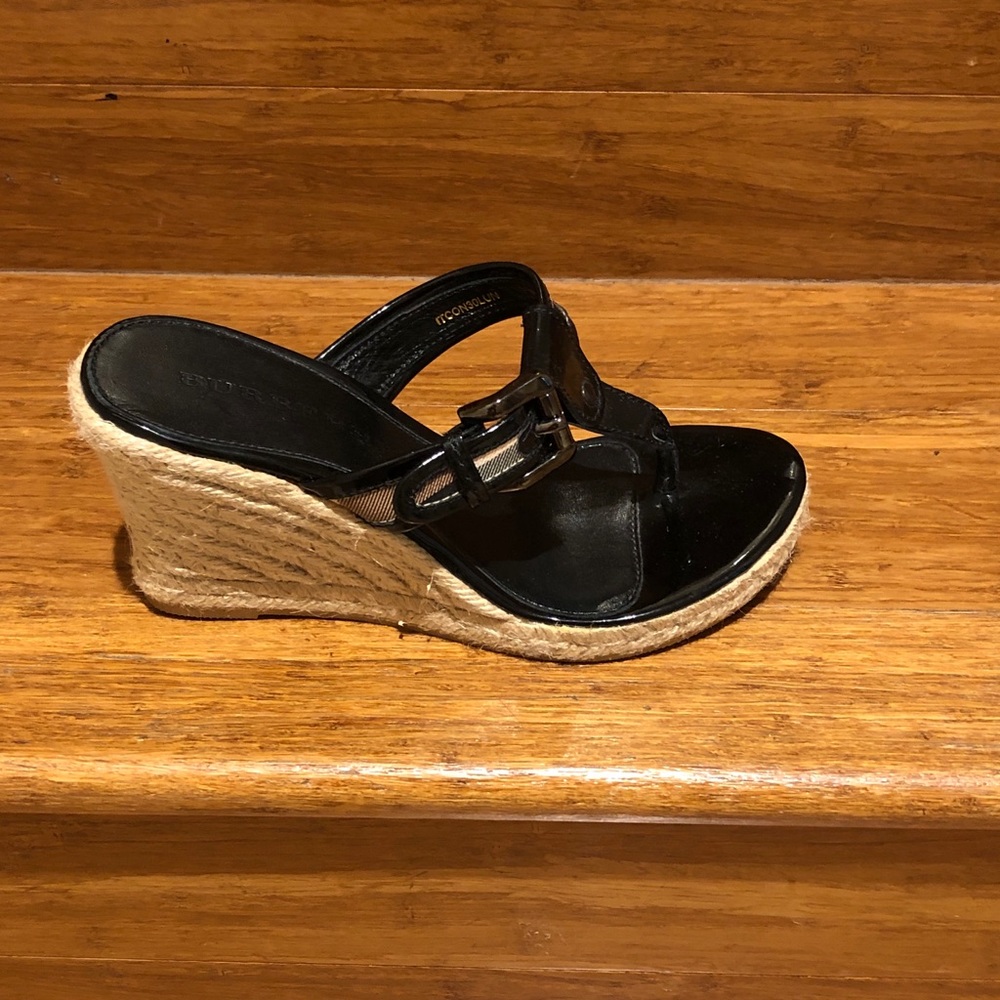 Burberry Wedge Sandals - Picture 2 of 10